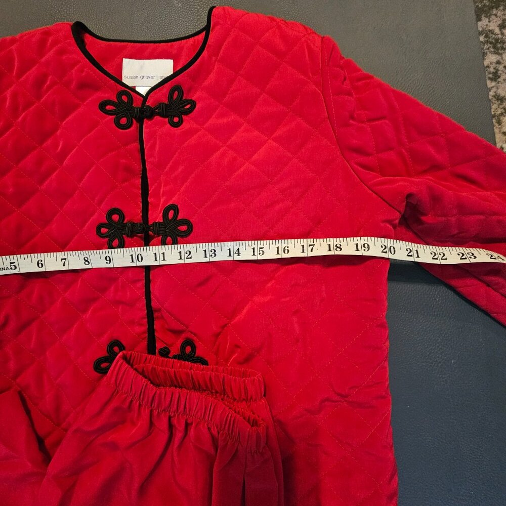 Susan Graver Red Set - Picture 3 of 6